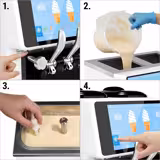 Commercial Countertop Soft Serve Machine – 30–32 L/h - 2 Flavours+Mix - 2.6 kW