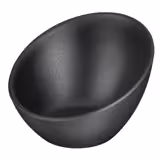 (6 szt.) Miseczka - ZEN - Melamina - 0,15l - eckig - Ø 125mm - 125x125x85mm - Czarny