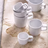 (12 kpl) WHITE DELIGHT - Kahvikuppi - 250 ml - Valkoinen