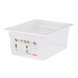 (6 pezzi) CAMBRO | SafeTrak - Contenitori in polipropilene GN 1/2 - Latteo - Altezza: 150mm