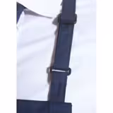 (6 peças) Karlowsky - Avental Babador com Bolso Básico - Azul marinho