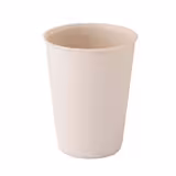 (165 pieces) Plastic Reusable Ripple Coffee Cups – 400ml/14oz - Ø 90mm - Cream White