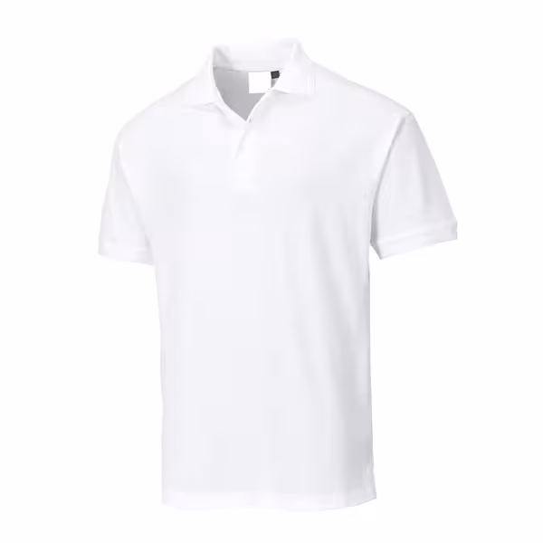 Heren poloshirt - wit - Maat: XS