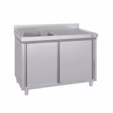 Commercial Sink Cabinet ECO - 1400x700mm - with 1 bowl left-hand