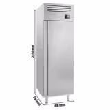 مجمد عمودي ستانلس ستيل PREMIUM PLUS - GN 2/1 - 560 L - حتى -18…-1 °C - مع باب واحد