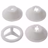 Churro Nozzles for Sausage Filler and Churro Machines - compatible with EWFMH, WFMHB & WFLHB - incl. 3 pcs