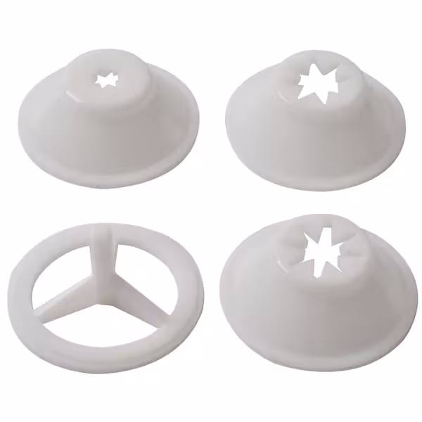 (3 uds) Accesorios para churros para rellenadora de salchichas y churrera - Juego de boquillas - compatible con EWFMH, WFMHB y WFLHB