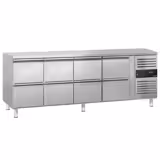 Koelwerkbank ECO - 2230x700mm - met 8 lades