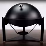 Chafing Dish - Rund - mit Rolldeckel - Schwarz