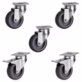  Set di ruote per banchi e armadi refrigerati BGKF, BKTF, BLF, GTF, KSF, KTF, KUF, POF, TF, TKSF e ZTSF