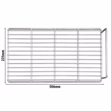 (2 unid) Grelha de suporte para congelador plastificada - 506x225mm - compatível com KSS400H, KSS400HN, KSS400HGN & KSS200HN - elevada capacidade de carga