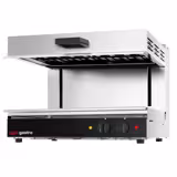 Four pita électrique / Salamandre à levage SPÉCIAL - 3,4 kW - 230 volts - éléments chauffants réglables en hauteur