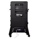 Smoker Oven - Digital - with 4 Racks - 670x739mm - on Wheels - Black