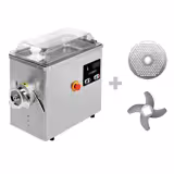 Hachoir à viande électrique n° 32 – 600 kg/h – 2,2 kW – 1400 tr/min – avec refroidissement