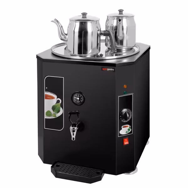 Teekocher - 23 Liter - 2,5 kW - mit 2 Teekannen