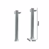 Copenhagen Sneeze Guard Glass Holder Bracket – 2250 mm - fits BVI800-GH6