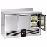 Koelwerkbank PREMIUM - 1370x700mm - 3 deuren & achterwand