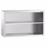 Väggskåp PREMIUM i rostfritt stål - 1200x400mm - utan skruvar - 800mm hög