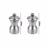 (6 sztuk) PEUGEOT | BISTRO CHEF – młynki do soli i pieprzu – stal nierdzewna – wysokość: 100 mm