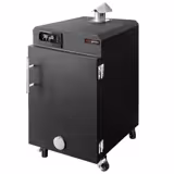 Forno per affumicatura   - Digitale - con 4 ripiani - su ruote - Nero