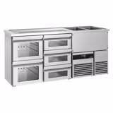 Direct Draw Beer Dispenser / Kegerator PREMIUM - 1950x700mm - 5 Drawers