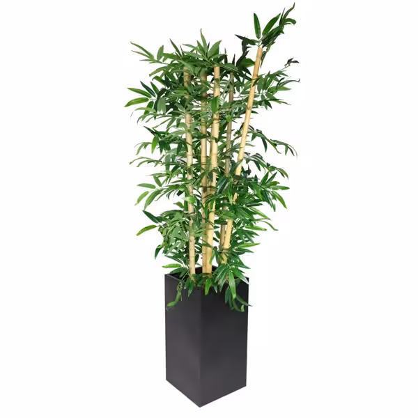 Kunstplant "bambus" - 210cm - met pot
