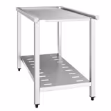 Durchschubspülmaschine - Digital - 8,7 kW - mit Wärmerückgewinnung, Reiniger-, Klarspüler- & Laugenpumpe - inkl. Zulauftisch rechts & Ablauftisch links