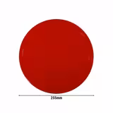 (40 pieces) THERMO FUTURE BOX | Silicone lid for plates - Round - Red