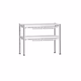 Wärmebrücke mit Keramikstrahler - 800x370mm - 2x 700 Watt - 2 beheizte Etagen