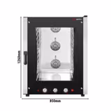 A gas-Forno combinato a vapore - Elettromeccanico - 10x GN 1/1 oppure 10x EN 600x400