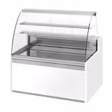 Commercial Serve Over Counter Cake Display Fridge 1622mm – LED lighting – 2 shelves – +4 to +8 °C – rounded front glass