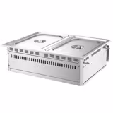 Commercial Electric Drop-in Bain Marie – 3 kW – 2 × GN 1/1