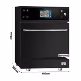 Szybka kuchenka mikrofalowa - 3,5 kW - Touch -Czarna