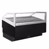Vitrine de gelados Profissional ADAM - 1723mm - Refrigeração ventilada - com iluminação LED - para 18 cubas de gelado de 5 litros ou 12 cubas de gelado de 7 litros - Preto