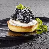 Melamine Serving Tray GLAMOUR Rectangular 250×155 mm – Black - 15 mm high