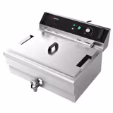 Fritéza - 30 L - 5 kW - s vypouštěcím kohoutkem