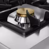 Gas Hob - 17kW - 2 burners - with open base shelf - with drip tray