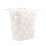 (6 stuks) Polypropyleen GN-bak GN 1/9 - wit - 1,27 liter - Diepte: 150mm