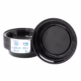 (300 pieces) Reusable bowl - polypropylene - 1000ml - round - black