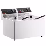 Dubbele elektrische friteuse - 8+8 liter - 6,5 kW