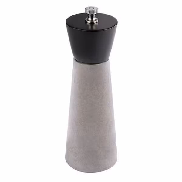(6 szt.) Młynki do soli - ELEMENT - beton - Wysokość: 180mm - Szary