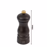 (6 stuks) PEUGEOT | CLERMONT - Zoutmolen - Hout - Chocolade - Hoogte: 130mm