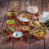 (6 adet) Kase - MUMBAI - Paslanmaz Çelik - 150ml - yuvarlak - Ø85mm - Derinlik:45mm - Bakır