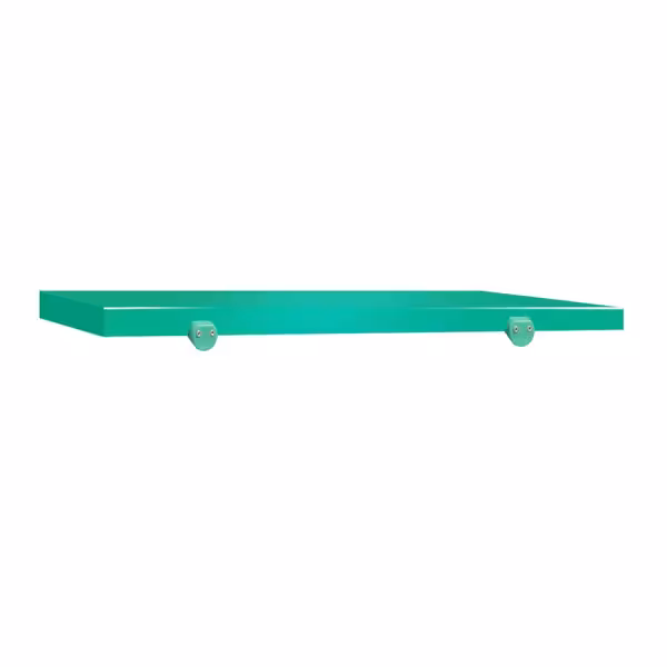 Schneideplatte für Arbeitstisch - 600x700mm - HACCP-Konform - Grün