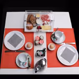 (6 pcs) GN 1/2 Gastronorm Tray - APART - Melamine - 325x265mm - Height: 25mm - White