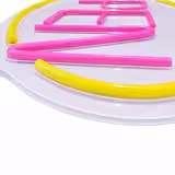 Led lichtbord - OPEN - dimbaar - Geel/Magenta - 420x250mm