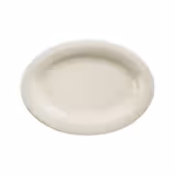 (6 uds) SEMPRE - Plato llano - ovalado - Porcelana - 330x330mm - Crema