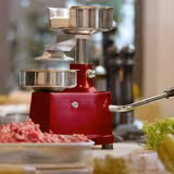 Köfte/hamburger presi - büyük - Ø150mm - Kırmızı - Köfte kalıbı YOK