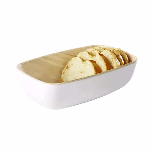 (6 stuks) GN 1/6 schaal - FRIDA - Melamine - 0,5L - 176x108mm - Diepte:55mm - stapelbaar - Wit
