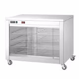 Commercial Warming Cabinet with sliding glass door & 4 shelves - 1098x480x790 mm
